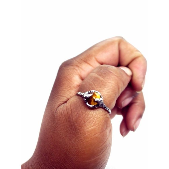 Tiger eye ring size 11.5 - Picture 10 of 12